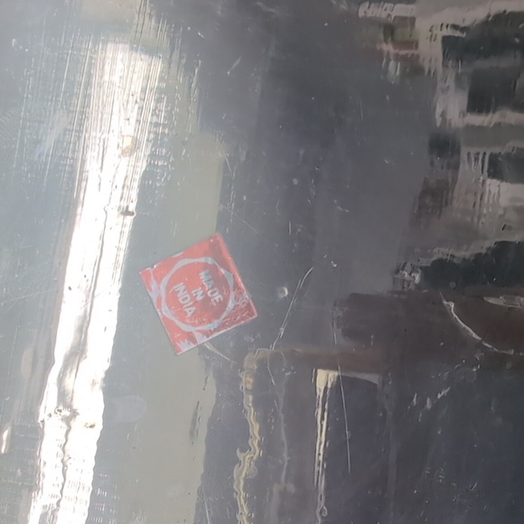 Vintage Miniature Copper/Brass Arabic Tea Set with Gold Accents - Picture 10 of 10